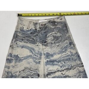 Kkco Jeans High Waist Wife Leg Marble Women's Size Small 26‎